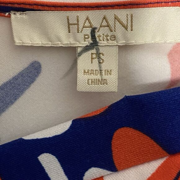 Haani Abstract Sleeveless Midi Dress Womens SP Retro Office Casual Summer Reaoet - Picture 3 of 7